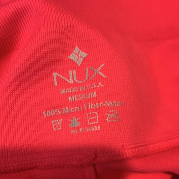 NUX Medium Hot Pink Compression Leggings NWT - Picture 4 of 5